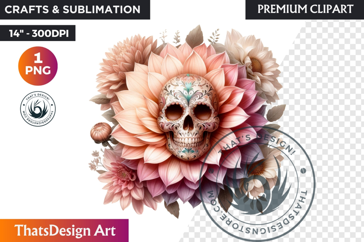 Sugar Skull Clipart Image 13