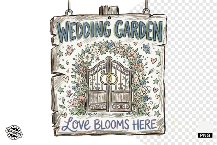 Wedding Day Sign PNG
