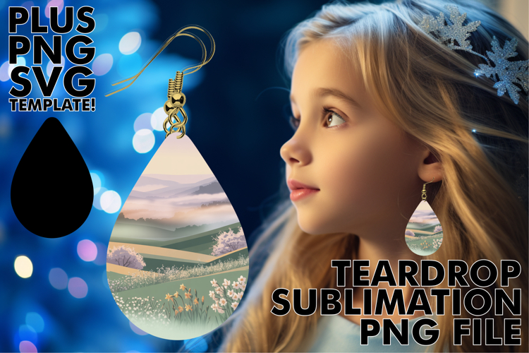 Cheerful Teardrop Earrings MAGIC, Spring