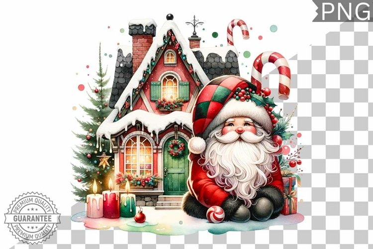 Santa Christmas Clipart Image 21