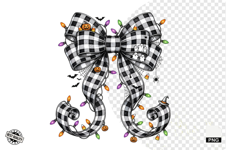 Halloween Bows & Lights Clipart