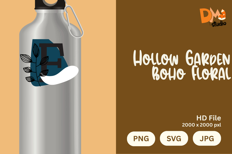 Boho Floral Svg Image 6