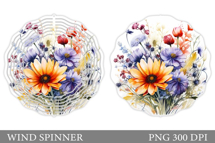 Watercolor Flowers Image 9