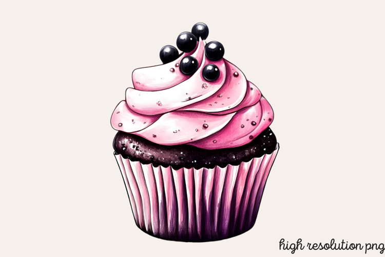 Pink Black Easter Clipart PNG
