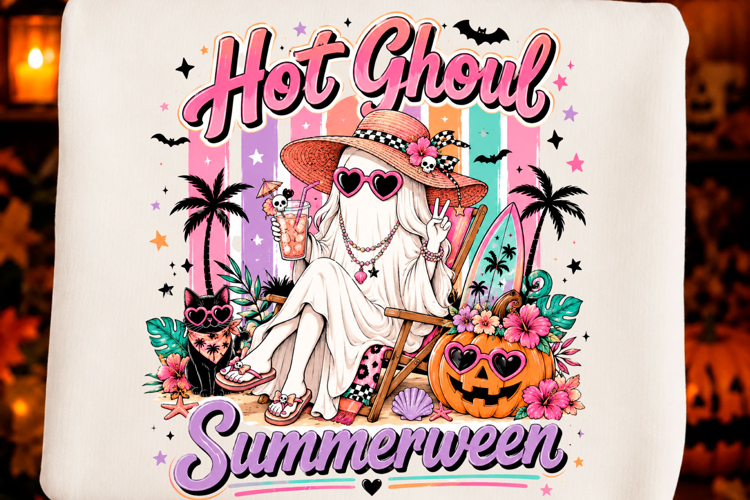 Hot Ghoul Summerween PNG