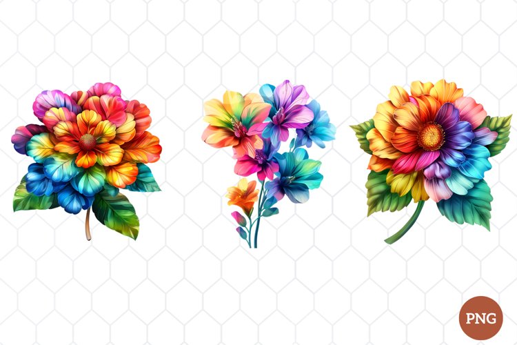 Watercolor Wildflowers Clipart