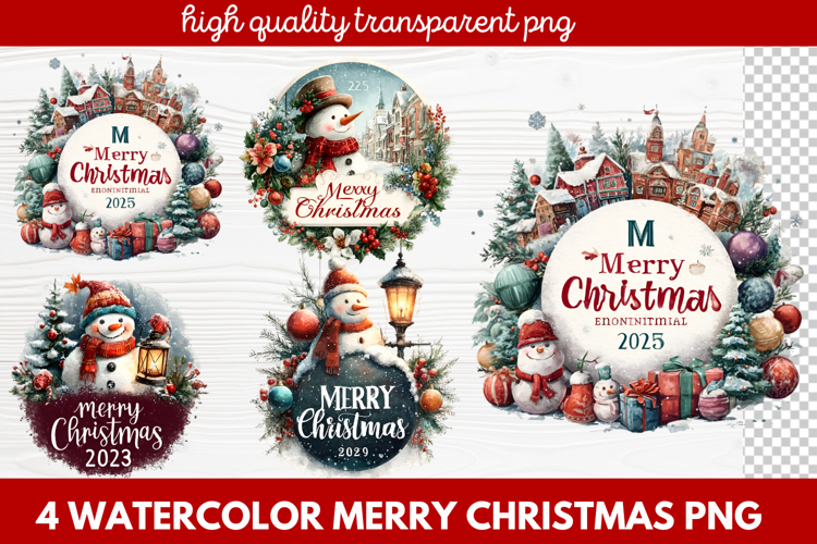 Christmas Watercolor Clipart Image 10
