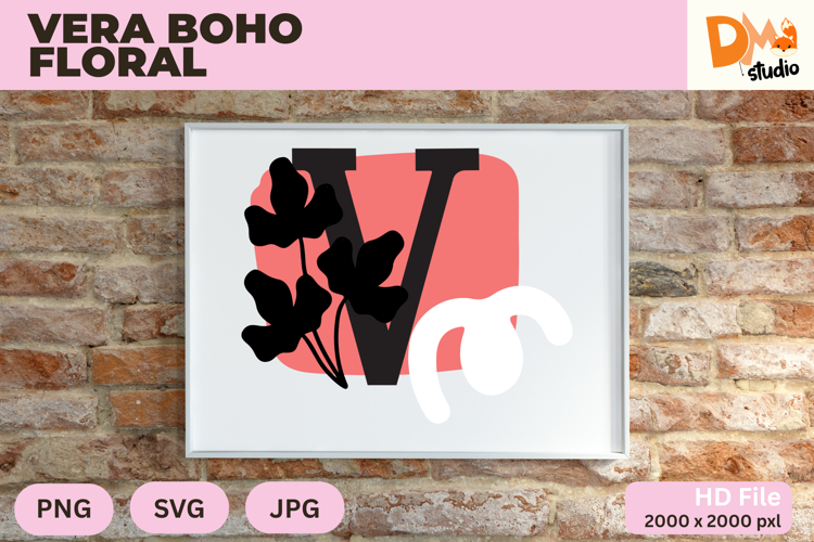 Boho Floral Svg Image 5