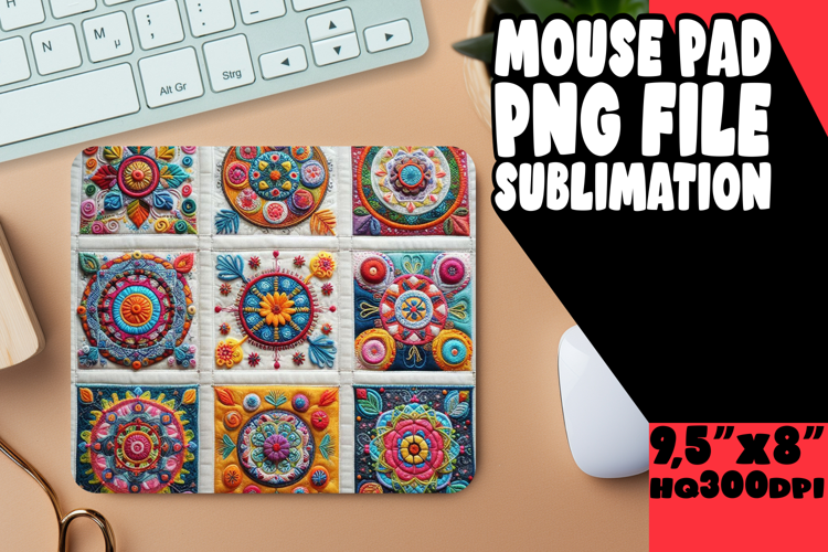 SWEET desk MAT Sublimation Ideas, Patchwork
