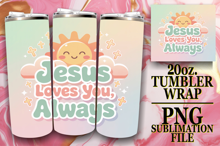 RADIANT MOMENTS 20oz TUMBLER WRAP, Religious