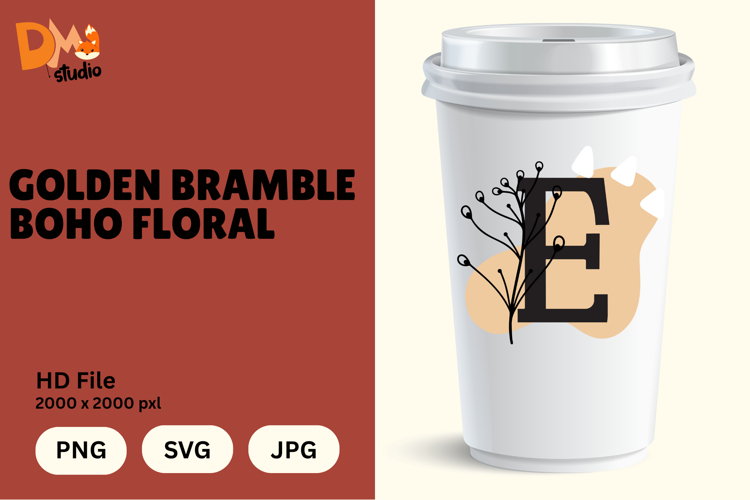Floral Letter Svg Image 23
