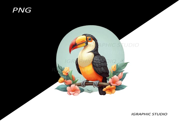 Tropical Flowers Clipart Image 19