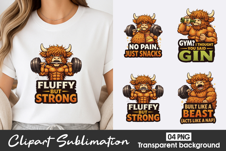 Fluffy But Strong Clipart PNG example image 1
