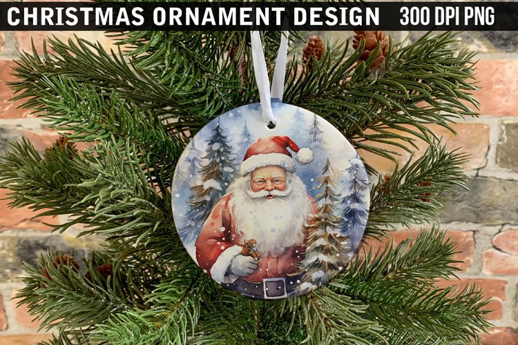 Christmas Ornament Sublimation PNG Design