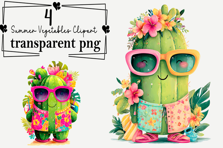 Summer Watercolor Clipart Image 3