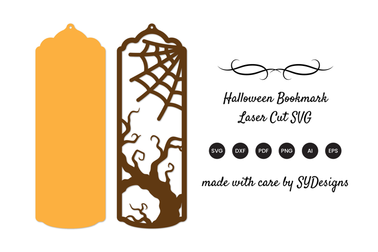 Halloween Bookmark Laser Cut SVG