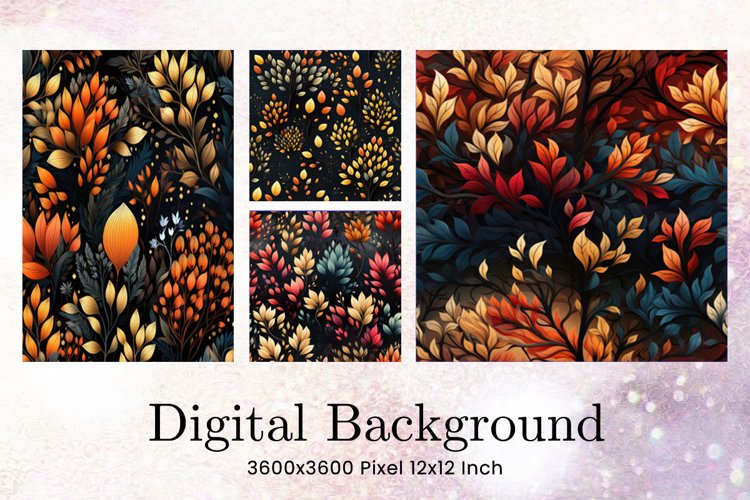 Flower Pattern Background Wallpaper Digital Paper_15
