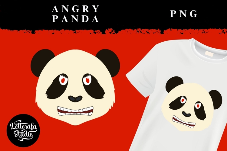 Angry Panda PNG