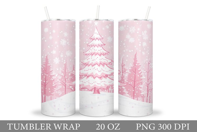 Christmas Tree Tumbler Sublimation. Christmas Tumbler Design