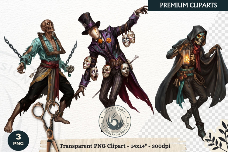 The Marigold Veil Day of the Dead Fantasy RPG Clipart