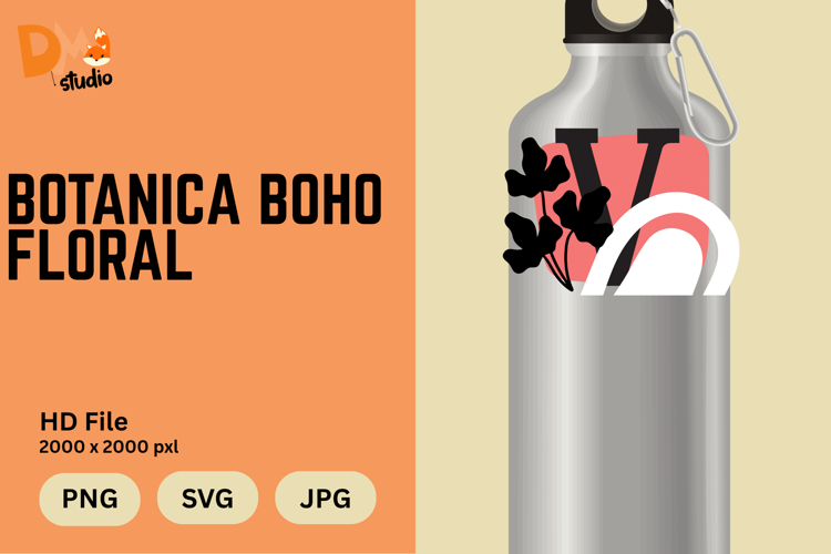 Boho Floral Svg Image 22