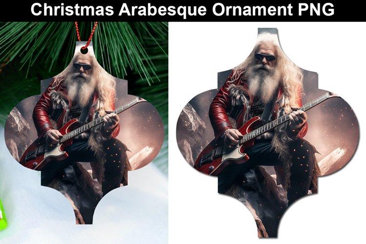 Christmas Santa Rock Tumbler Sublimation PNG Design