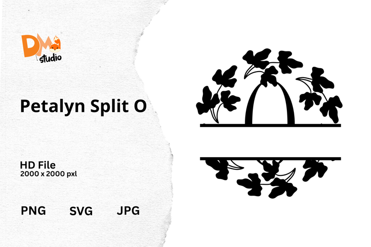 Floral Monogram Letter Svg Image 12