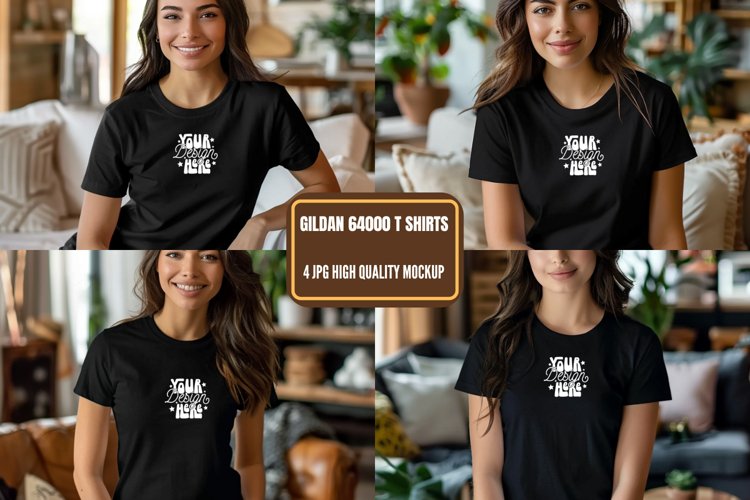 White Tshirt Mockup Image 16