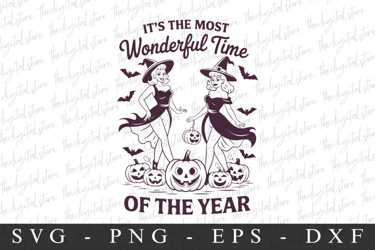 It's The Most Wonderful Time Svg | Halloween Svg | Cricut example image 1