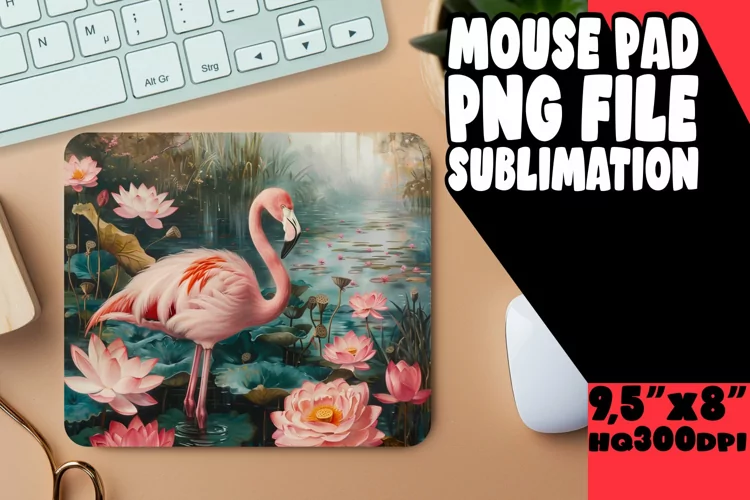 Flamingo Paradise Sublimation Pad - Sunny Escape