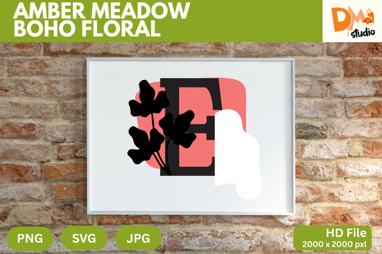 Boho Floral Svg Image 8