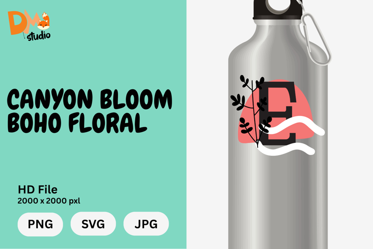 Boho Floral Svg Image 19