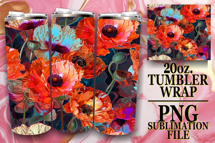 Patterned Flower Joy Sublimation example image 1