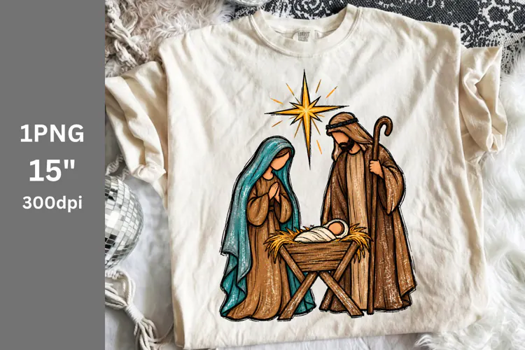Christmas PNG, Winter PNG, Nativity PNG