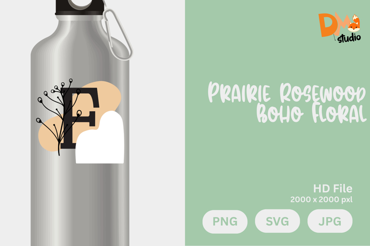 Floral Monogram Letter Svg Image 15