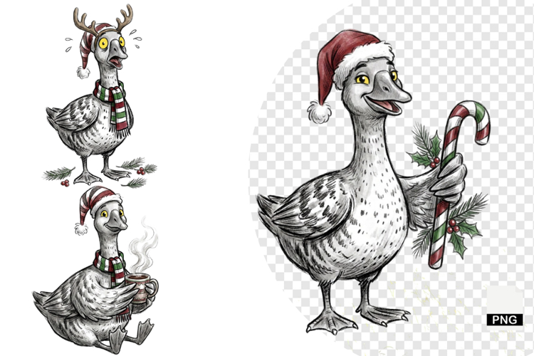 Goose Illustration Image 23