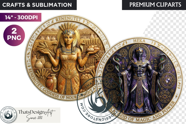 Ancient Egyptian Gods Pantheon Mythology Graphics cliparts