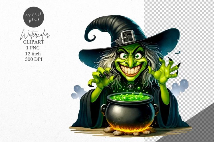 Halloween clipart, Witch clipart, Autumn clipart