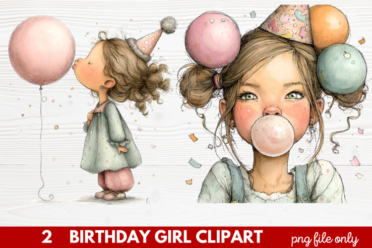 Birthday Girl Clipart Image 22