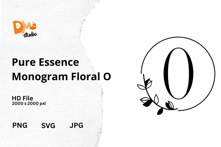 Pure Essence Monogram Floral