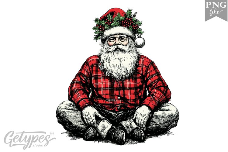 Santa Christmas Clipart Image 6