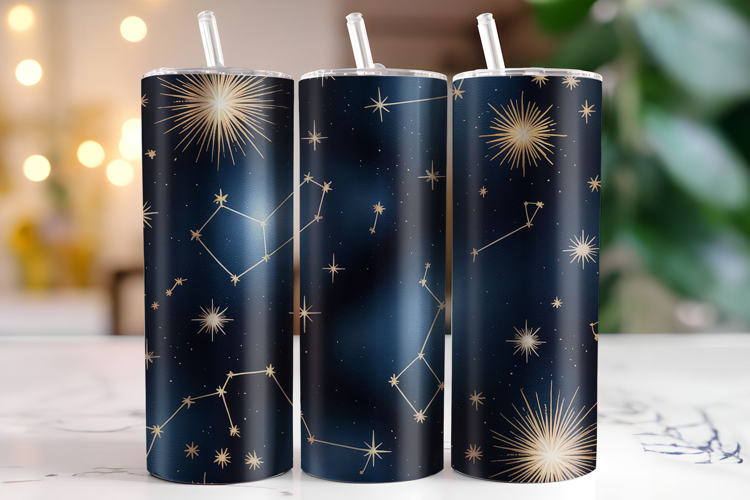 Celestial Tumbler Wrap | Sublimation | Tumblers