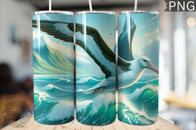 Albatross Tumbler Wrap - Albatross Tumbler Design