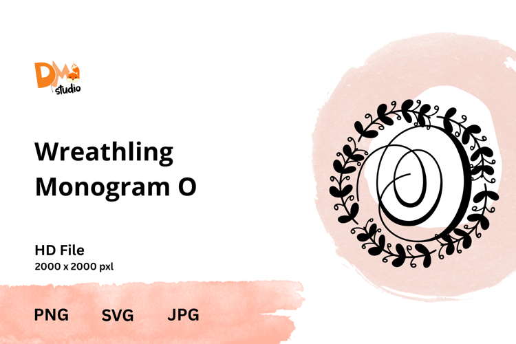 Wreath Monogram SVGs Image 11