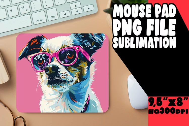 Vibrant Doggy Artwork Pad