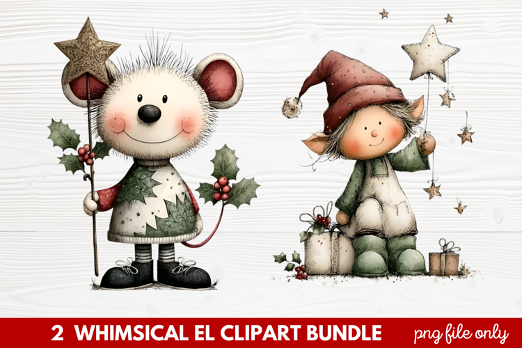 Cute Elf Clipart Image 5