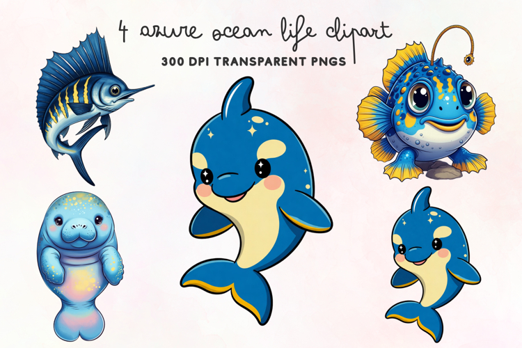 Sea Creature Clipart Image 2