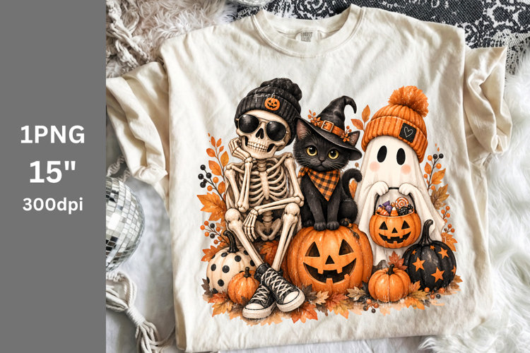 Halloween PNG, Skeleton PNG, Fall PNG