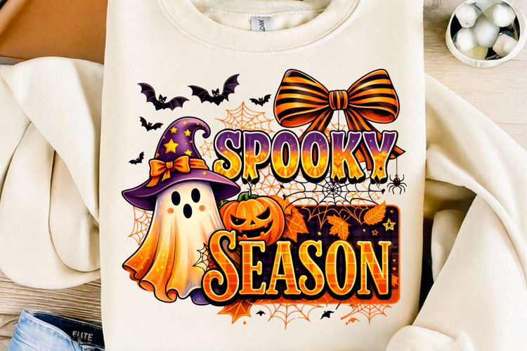 Spooky Season Ghost Pumpkin Halloween PNG