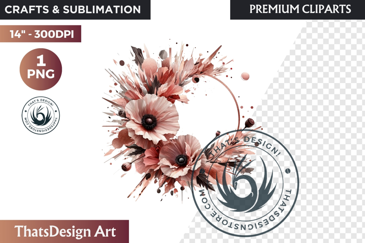 Pink Rose Clipart Image 11